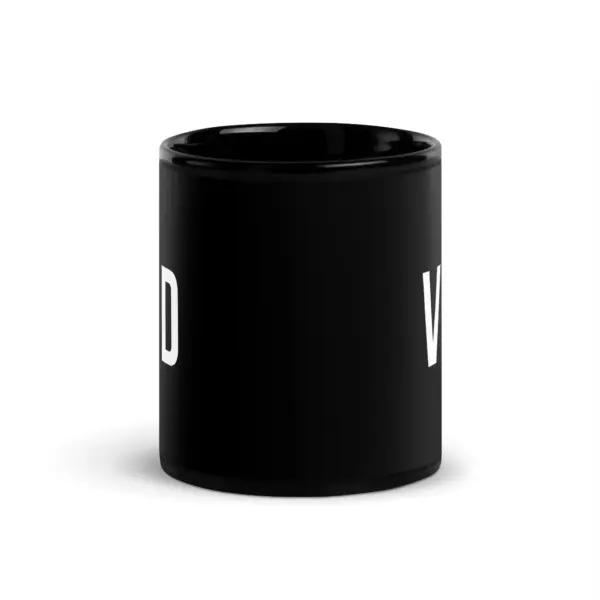 Mug — VOID Logo — Black, 325 ml, front