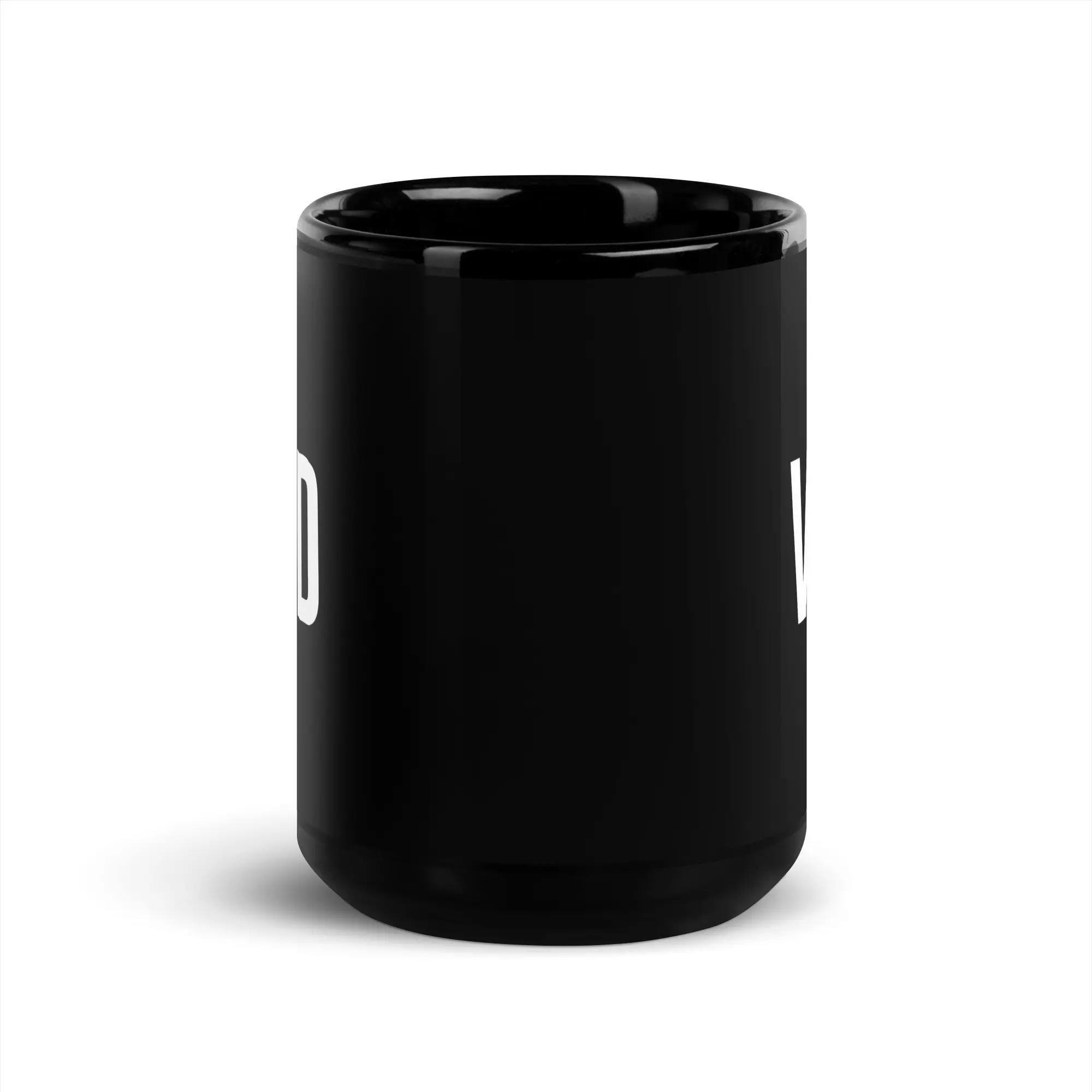 Mug — VOID Logo — Black, 440 ml, front
