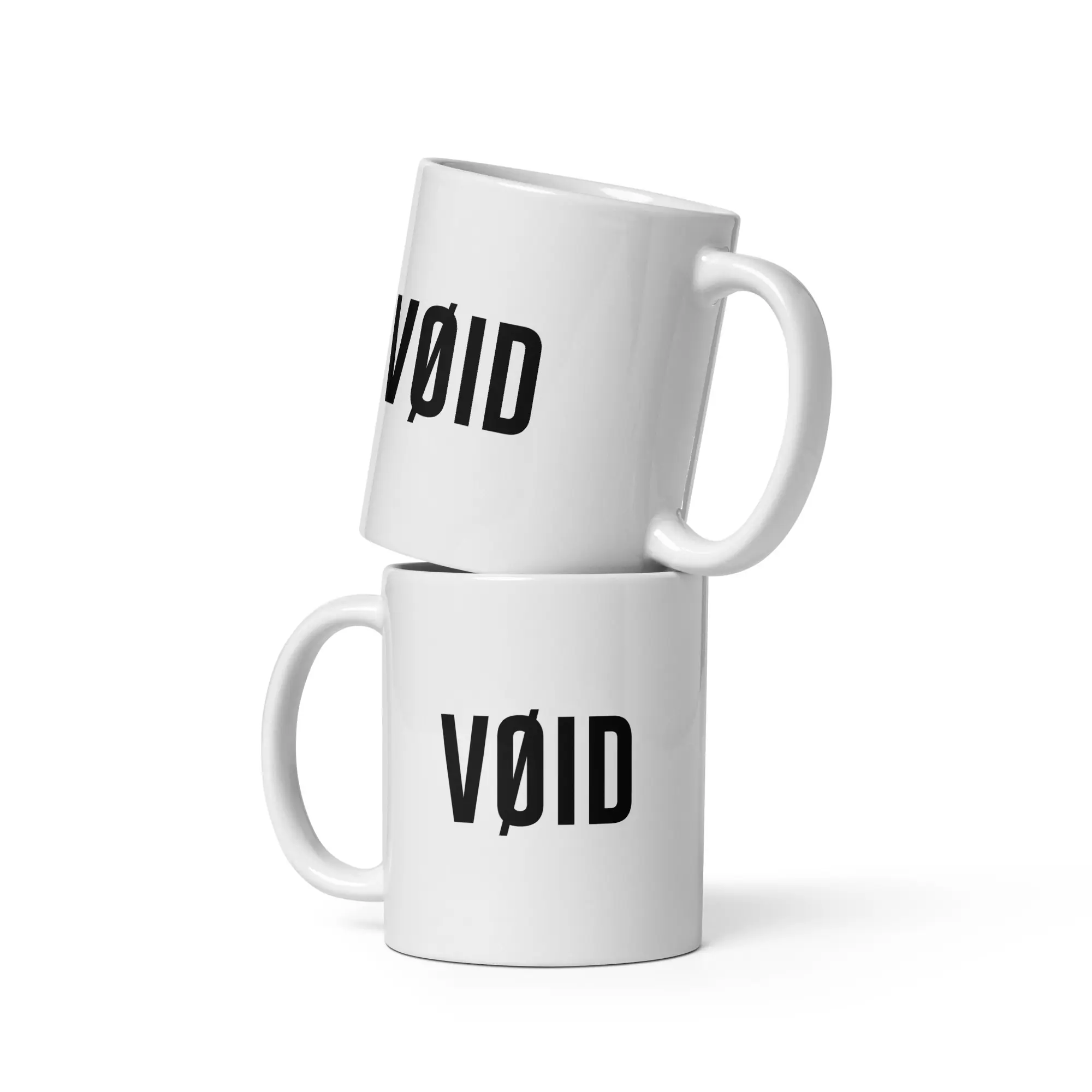Mug — VOID Logo — White, 325 ml, front